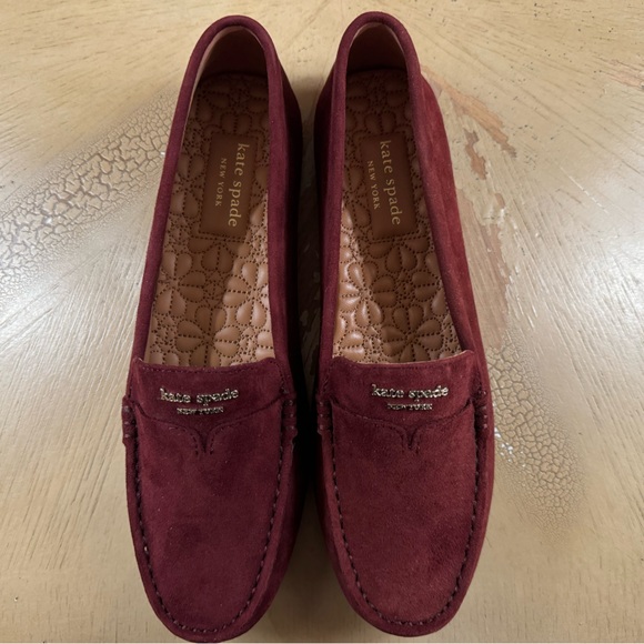 NEW KATE SPADE Deck Suede Driving Flat Loafer SIZE 8.5 - Picture 2 of 5